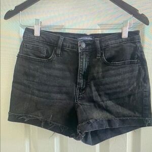 Calvin Klein Women's Black Denim Shorts